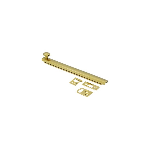 6 Surface Bolt, Concealed Screw, HD, 10PK